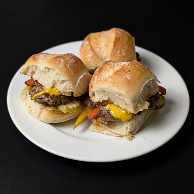 Slider Trio Lunch.